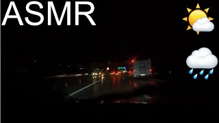 ASMR Drive with some (heavy) rain