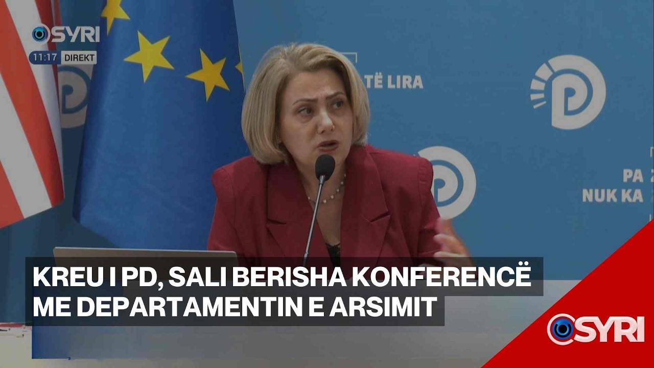 Kreu i PD, Sali Berisha konferencë me Departamentin e Arsimit