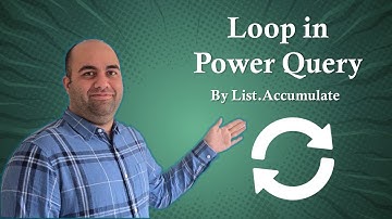For-Next Loops in Power Query: Using List.Accumulate for repetitive transformation tasks