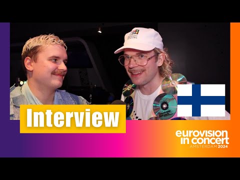 Windows95man (Finland) - Eurovision in Concert 2024 Interview (Amsterdam 13.04.2024)