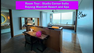 Room Tour : Studio Corner Suite - Rayong Marriott Resrt and Spa