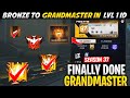 Finally Grandmaster Reached In Level 1 ID |Road to Grandmaster In Season 37| Solo Rank Tip and Trick