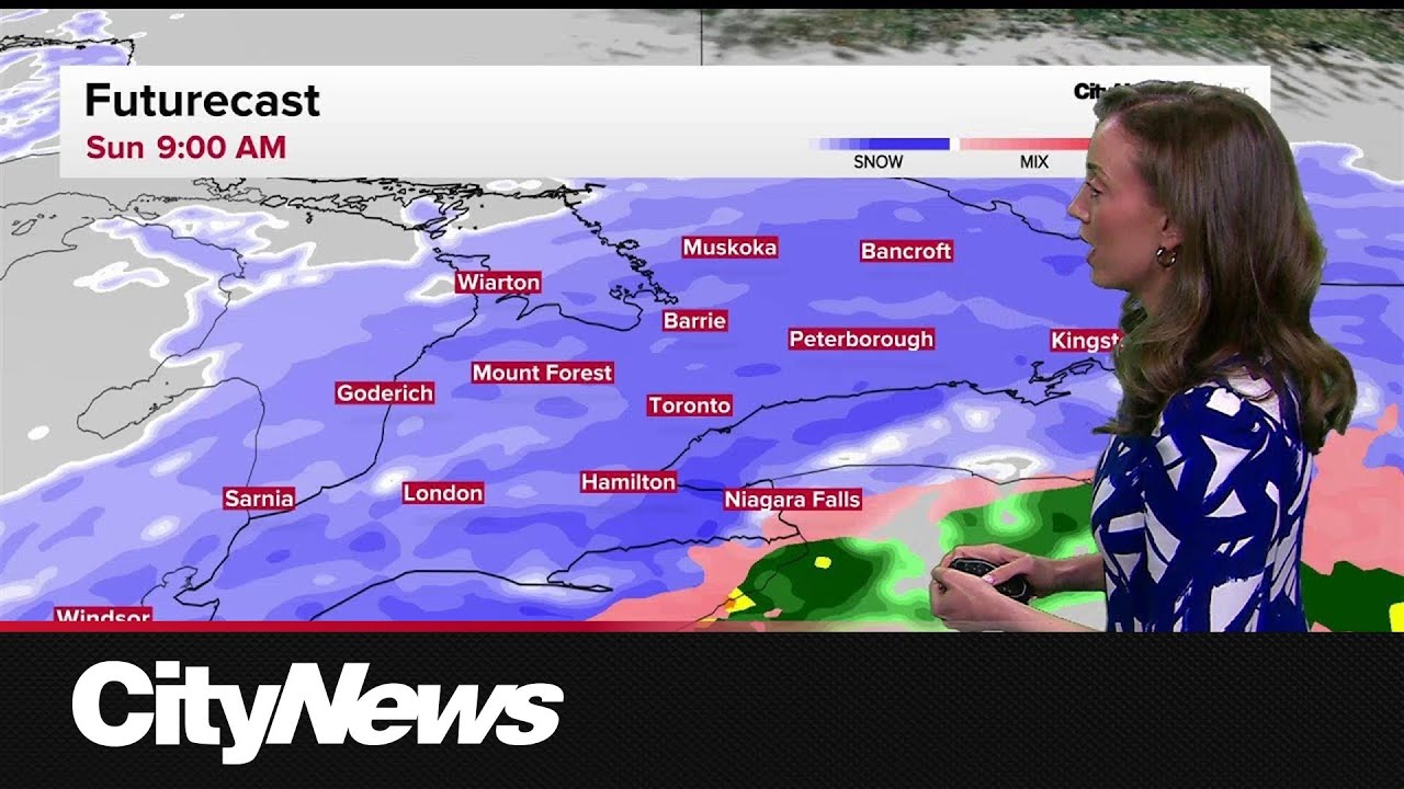 Winter storm watch as more snow arrives this weekend - YouTube