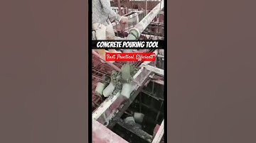 Concrete Pouring Innovation! Fast & Easy Construction ✨