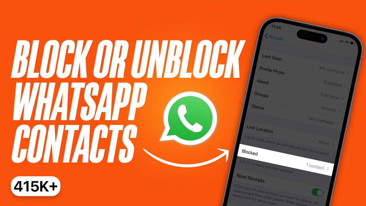 Whatsapp block unblock someone android iphone web