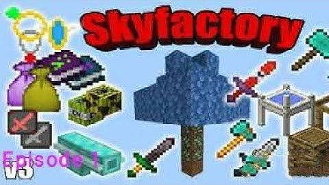Minecraft Skyfactory by Vatonage Episode 1 - Getting started