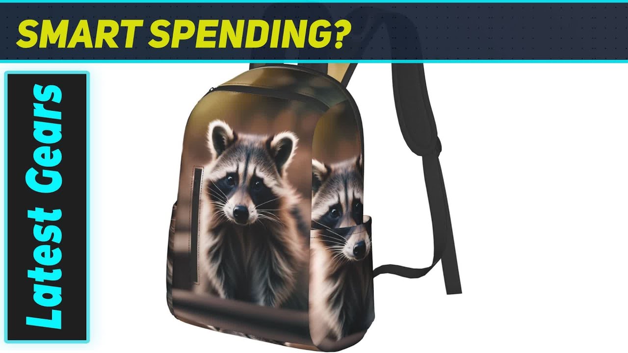 Cute Racoon Backpack Cute Raccoon Backpack: The Amazing Lightweight Travel Bag! - YouTube