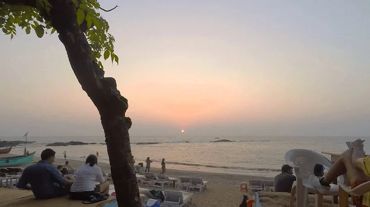 Sunset on Anjuna