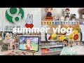 Summer vlog  manga shelf organizing going out miffy cafe playing honkai star rail muji haul