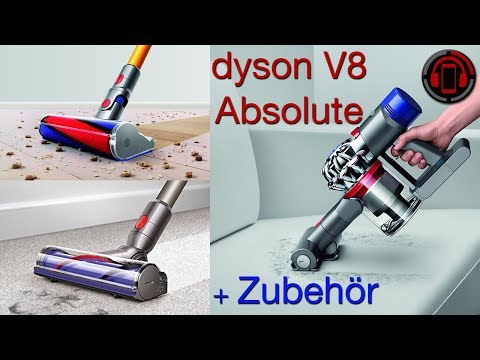 Dyson V8 Absolute Unboxing + Zubehör reinigen und leeren [Deutsch/German]