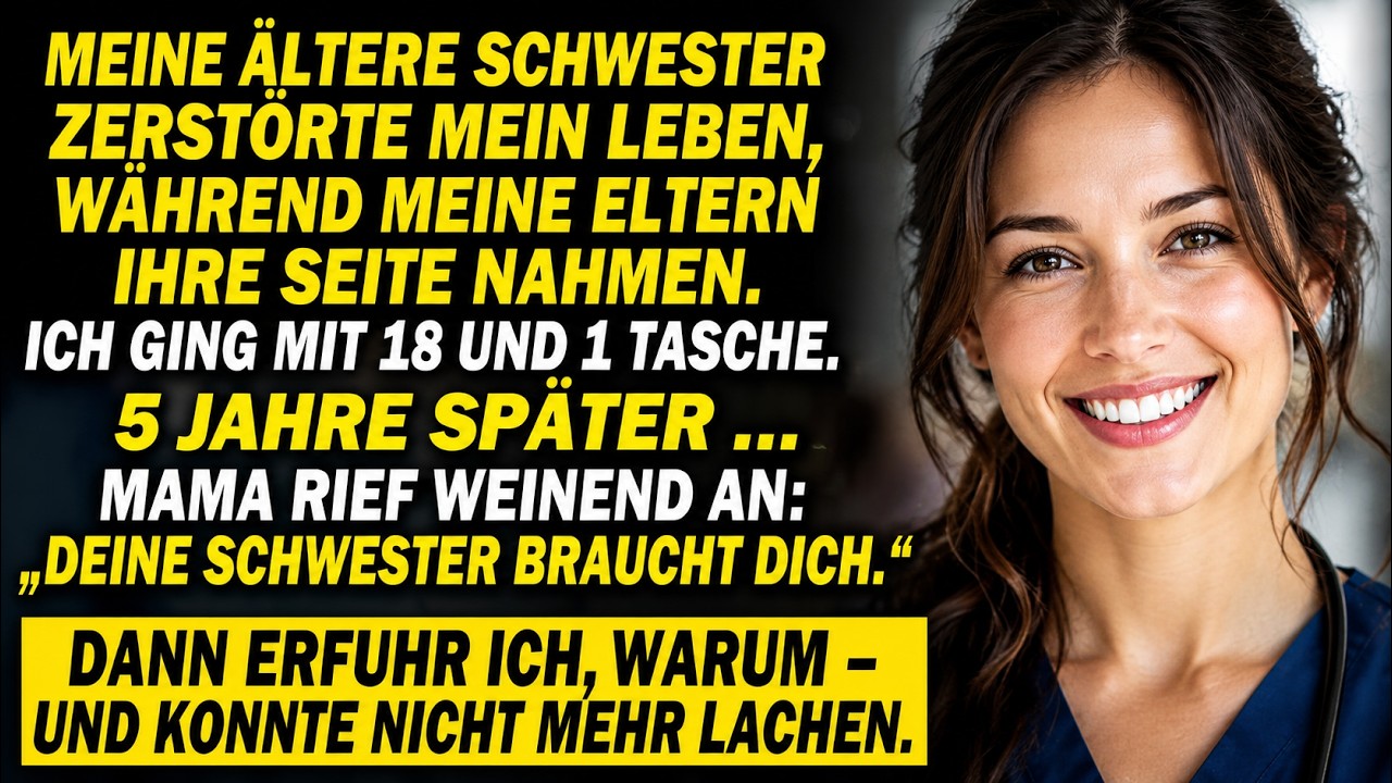 „Wenn du nicht unterschreibst, dann ist da die Tür.“ Genau das sagte meine Mutter zu mir, nachdem sie heimlich meine gesamten Ersparnisse für meine Schwester genommen hatte – über 9.000 Euro, die...