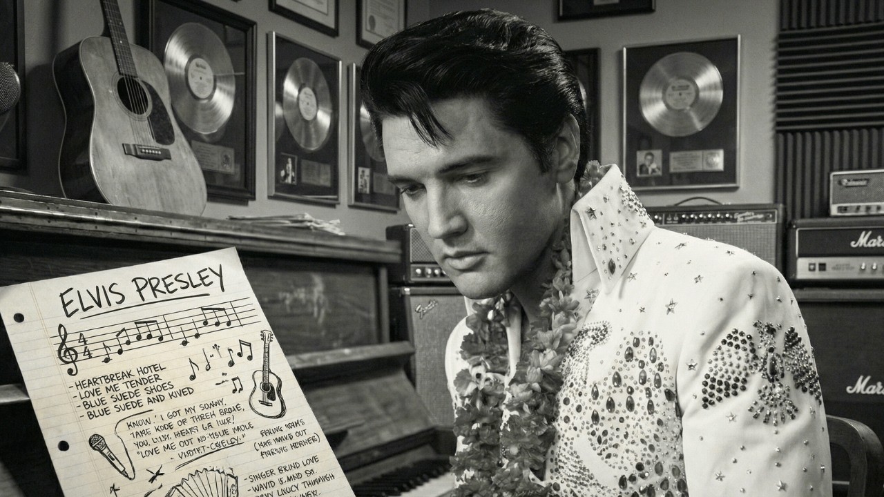 А вы знали, что Элвис тайно написал эти хиты? Гениальный автор песен, которого индустрия скрывала...