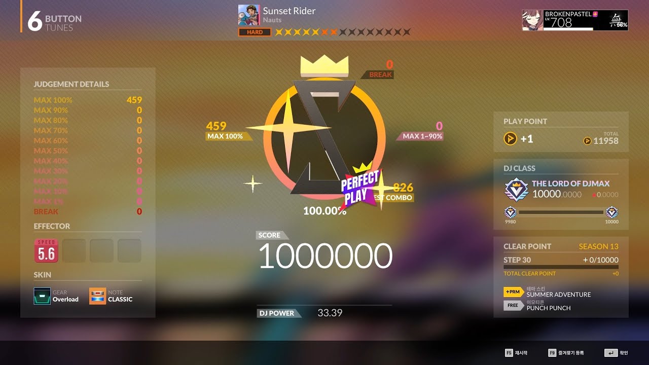 [DJMAX RESPECT V] Sunset Rider 6B HD 7 - YouTube
