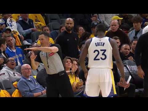 Draymond Green 'earns' a technical foul after chasing down the ref to yell at him | NBA on ESPN