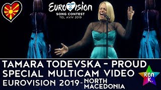 Tamara Todevska - "Proud" - Special Multicam video - Eurovision 2019 (North Macedonia)
