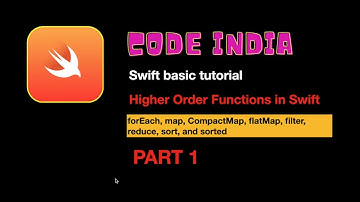 #codeIndia #swift5 #higherorderfunctionsinswift |learn about the higher order functions in swift |