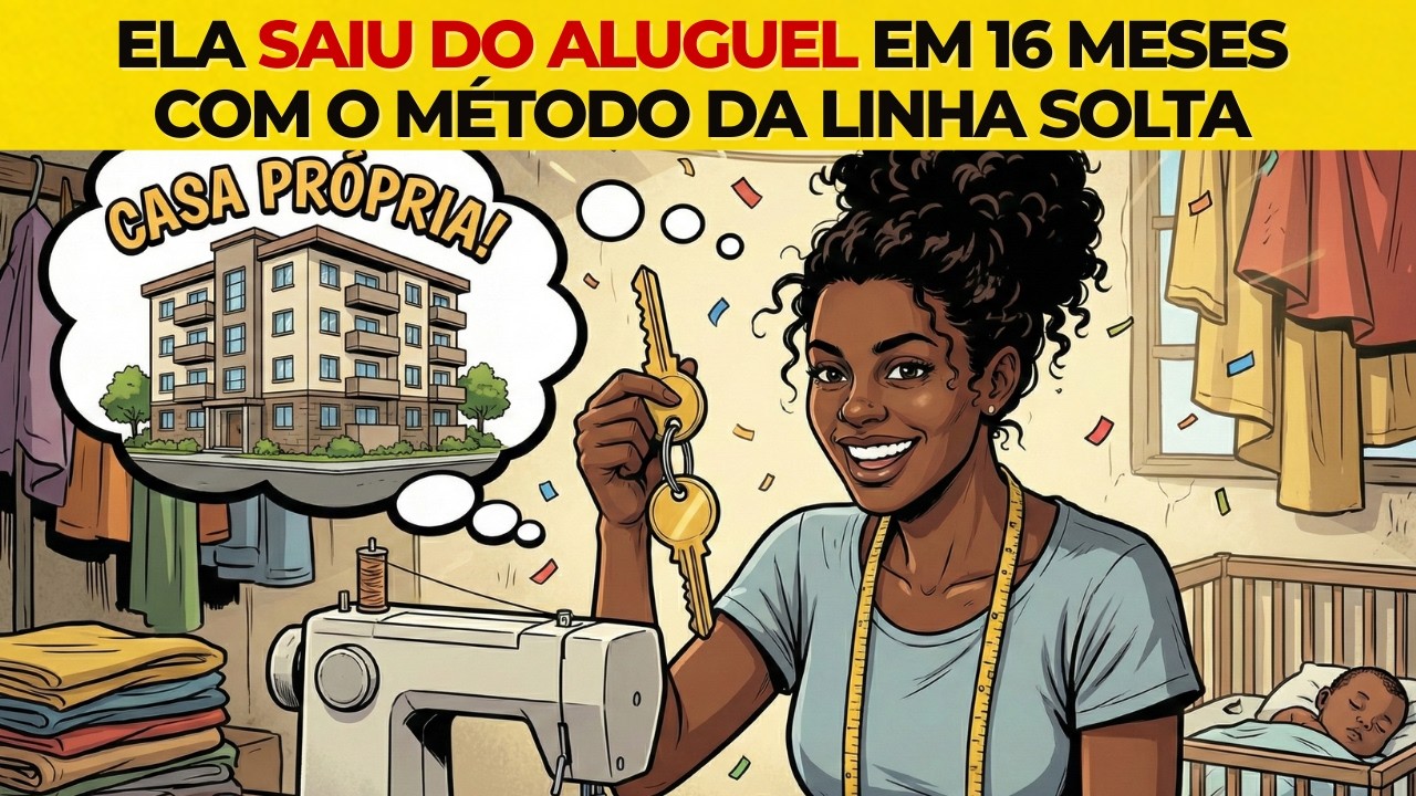 Como uma COSTUREIRA MÃE SOLTEIRA usou a Técnica do SACO DA LINHA SOLTA e SAIU DA FAVELA em 16 Meses