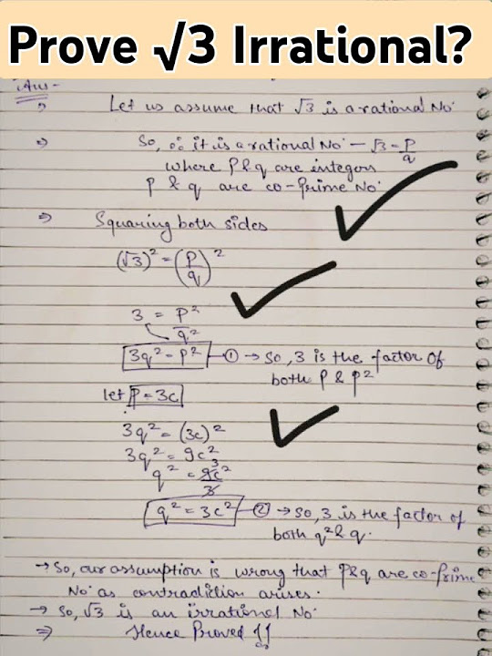 How To Prove Root 3 Irrational Class 10th CBSE Mathematics Ch 1 Real how-to-prove-root-3-irrational-class-10th-cbse-mathematics-ch-1-real
