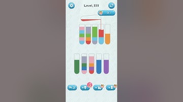 water sort puzzle game level 339 Numpuz android ios game gameplay funny gaming all level brain game