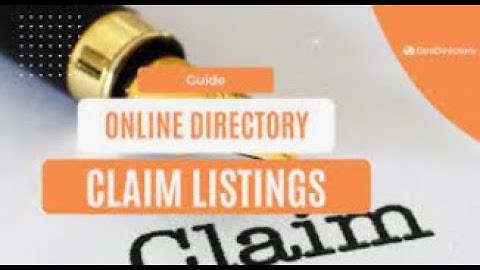 How to claim your business directory listing