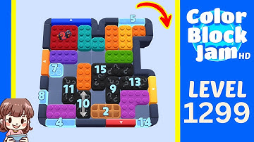 Color Block Jam Level 1299 Solution Walkthrough