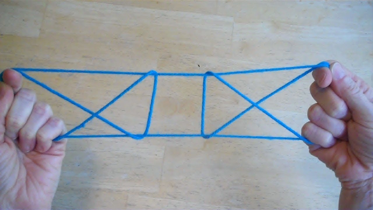 Open the Gate string figure - step by step EASY! - YouTube