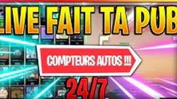 🔴LIVE [FAIS TA PUB] Je rend +16 & RAID [Compteur automatique] 🔴