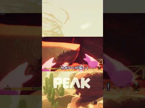 もうサボテンは嫌だ  #PEAK #shorts