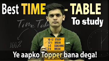 Best Time Table for Students🔥| Secret of every Topper🤯| 15 day challenge|