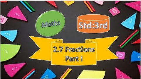 2.7 Fractions  Part I  | Std : 3rd  | Subject : Maths. By, Akshata Ajay Kale.