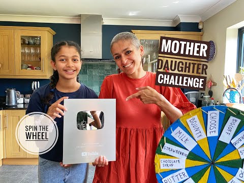 MOTHER DAUGHTER CHALLENGE  Spin the wheel CHALLENGE to celebrate 100K Subscribers withme