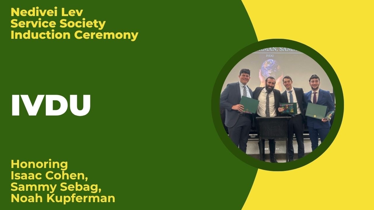 Ivdu Presentation · Nedivei Lev Service Society Induction Ceremony