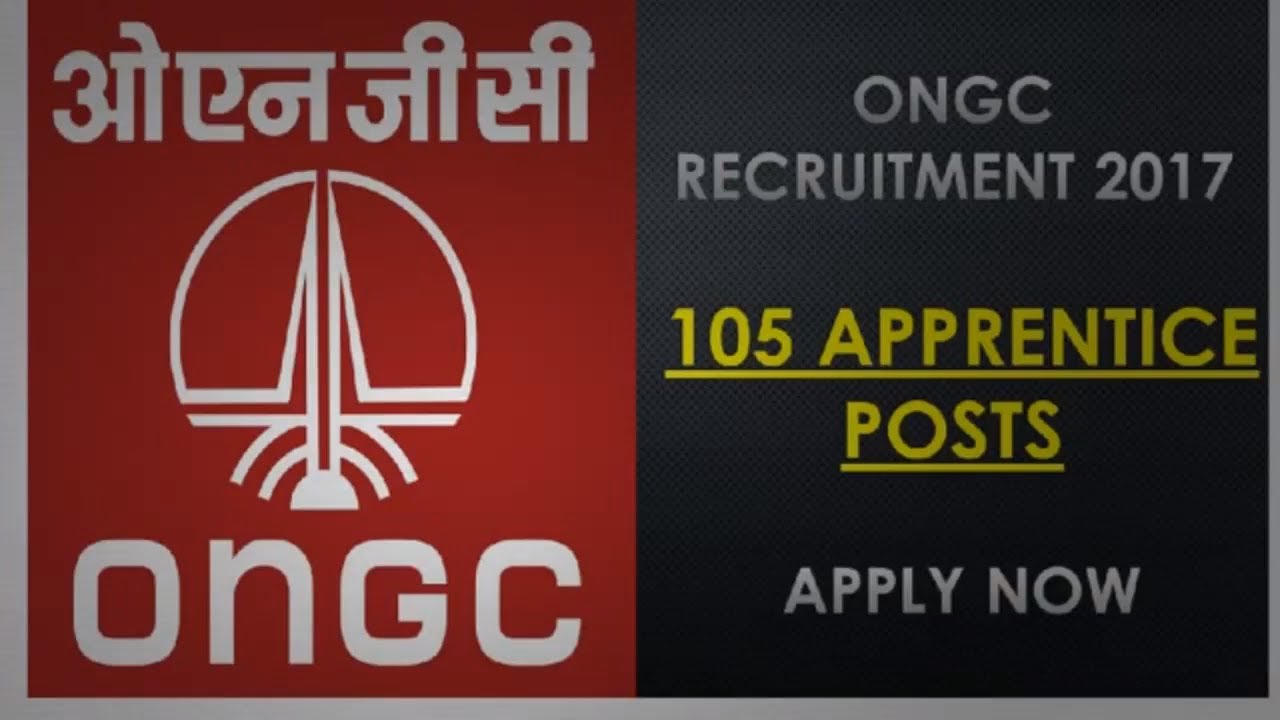 ONGC Recruitment 2017   105 Apprentice Posts   Apply Now