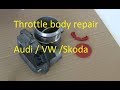 Throttle body repair Audi VW Skoda, Error P0638