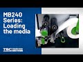 TSC MB240 Series: Loading the media