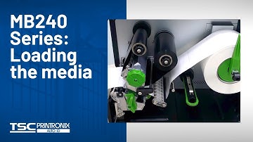 TSC MB240 Series: Loading the media
