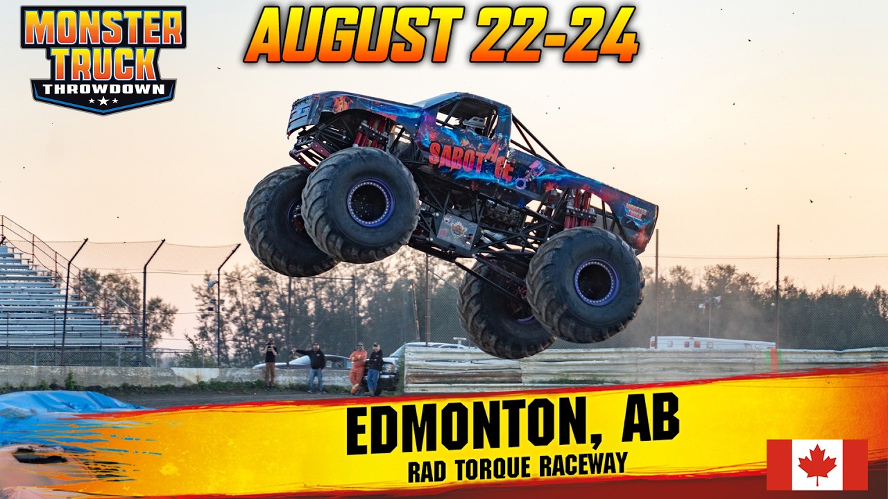 Sabotage Monster Truck Throwdown RAD Torque Raceway 2025
