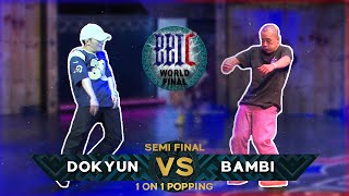 Dokyun vs Bambi｜BBIC 2021 1on1 Popping 4-1