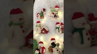 Our Hallmark Snowman Collection