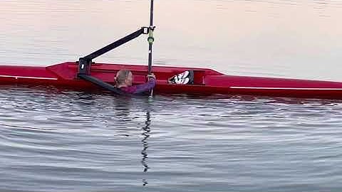 FRC single scull capsize recovery - Diane