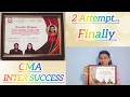 2 Attempts… FINALLY! 🏆 CMA Inter Memento Received | Never Give Up