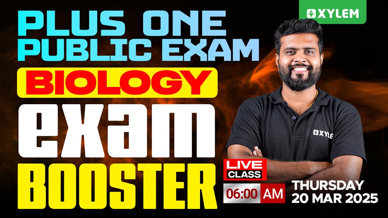 Plus One Public Exam Biology - Exam Booster | Xylem Plus One