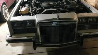 Sports Performance 1982 Oldsmobile Toronado with its engine Running