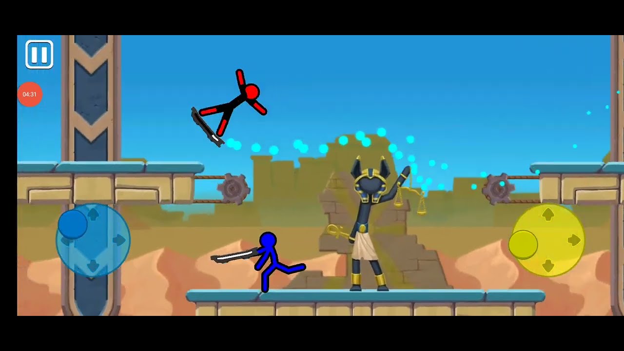 Davi e Joaquim TRETANDO em jogo de homens de palito