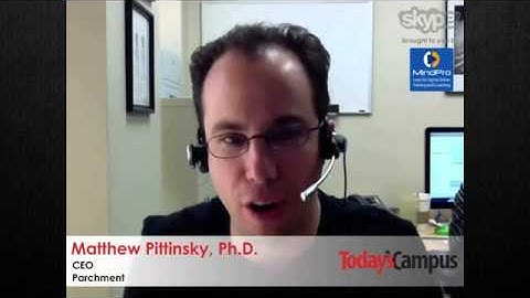 Matthew Pittinsky of Parchment - Today