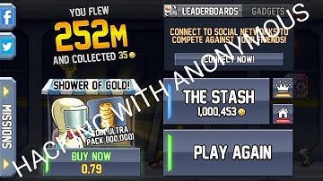 Jetpack joyride hacked!!!....unlimited coins & jetpack.....etc
