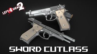 Left 4 Dead 2 - Beretta 92FS Inox Sword Cutlass Left 4 Dead 2 - Beretta 92FS Inox Sword Cutlass