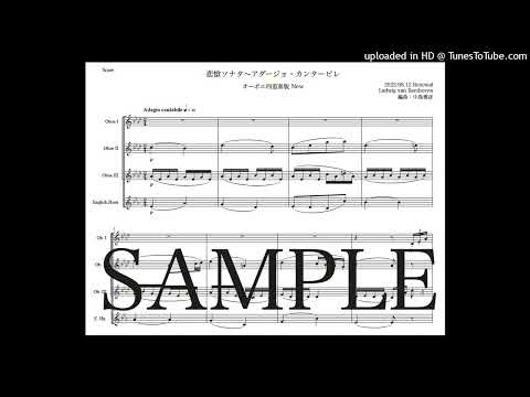 ベートーヴェン「悲愴ソナタ〜アダージョ・カンタービレ」オーボエ四重奏版（編曲：中島雅彦）