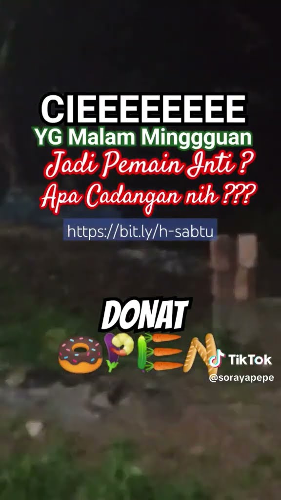 Cieee yg Malam Mingguan, Jadi Pemain inti apa Cadangan nih Meme Open BO Donat Cewek Cantik