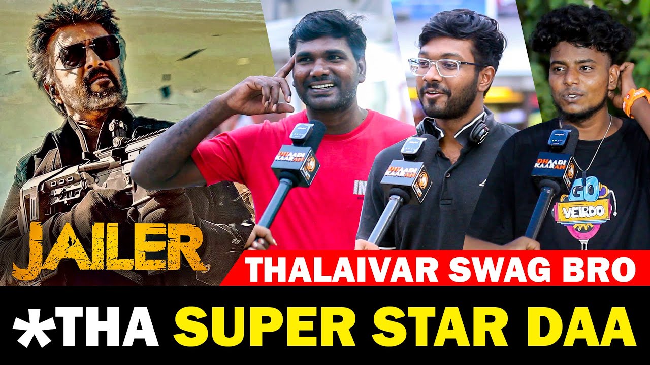 ஒரே Superstar டா🤫 | JAILER Trailer Reaction | Jailer Trailer Public Review Rajinikanth | Nelson